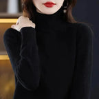 Women Sweater 2026 Autumn Winter Cashmere Turtleneck Warm Knitwear Casual Solid Bottoming Shirt Fashion Knit Pullovers Sweater