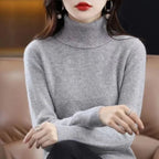 Women Sweater 2026 Autumn Winter Cashmere Turtleneck Warm Knitwear Casual Solid Bottoming Shirt Fashion Knit Pullovers Sweater